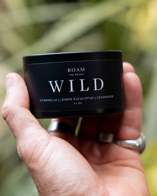 WILD OUTDOOR CANDLE | Citronella, Eucalyptus & Cedarwood