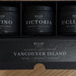 TRAVEL CANDLE TRIO BOX | Vancouver Island