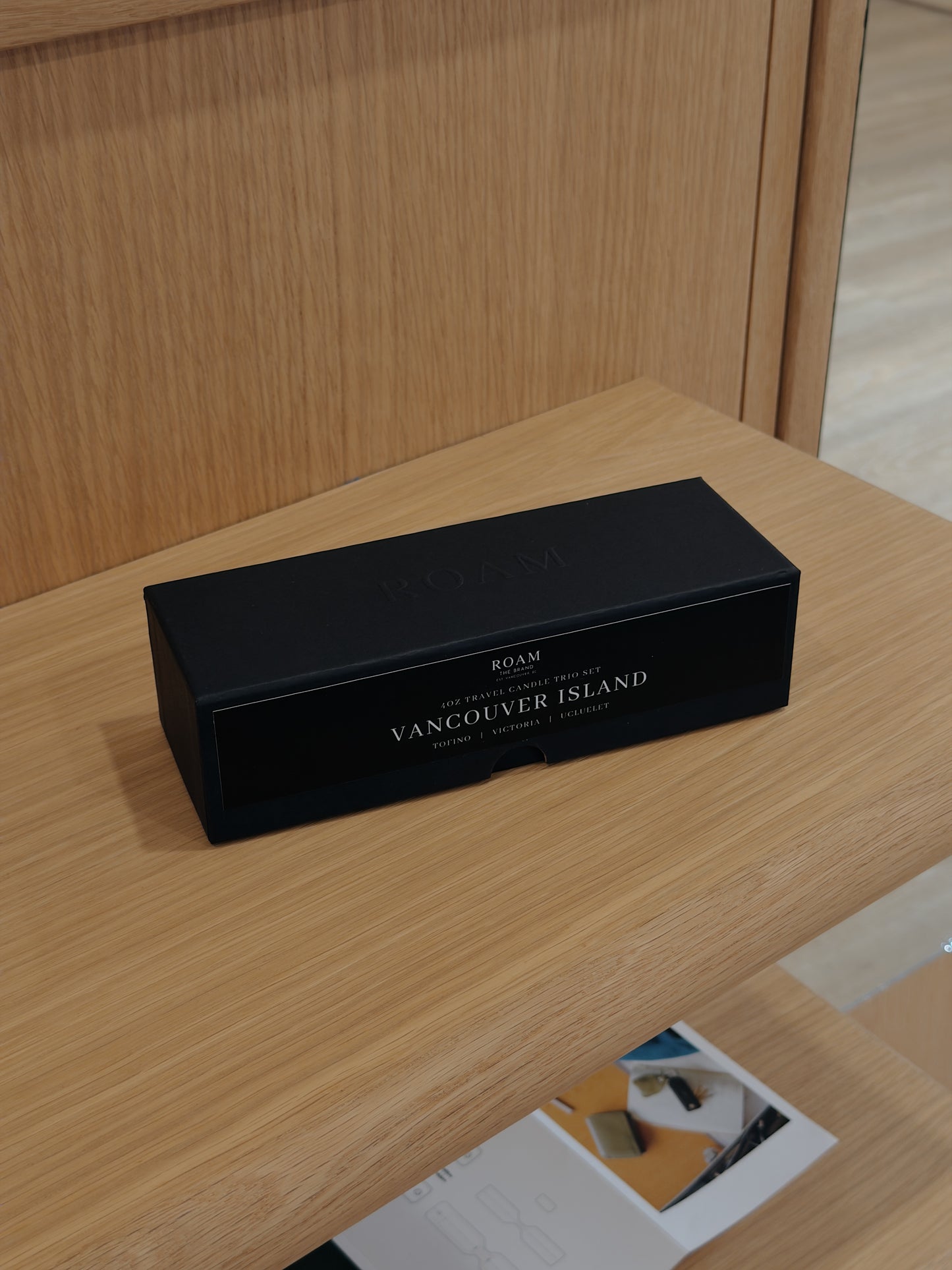 TRAVEL CANDLE TRIO BOX | Vancouver Island